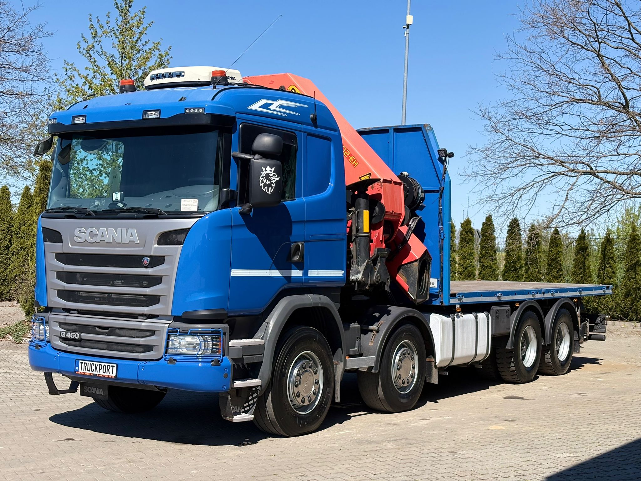 SCANIA G450 8x4 EURO6|PLATFORMA Z HDS PK76002 EH